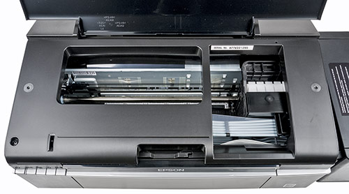 Принтер Epson L805, вид внутри