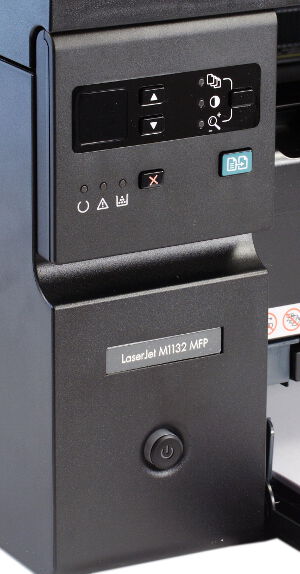HP LaserJet Pro M1132 MFP, панель управления