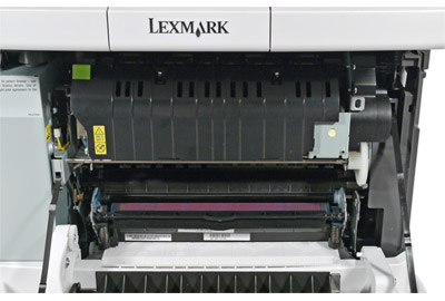 Lexmark CX410de, извлечение застрявшей бумаги