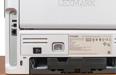 Lexmark MS510dn, интерфейсные разъемы