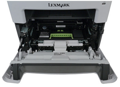 Lexmark MX410de, доступ к картриджам