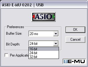 E-MU 0202 2.0 Audio Interface