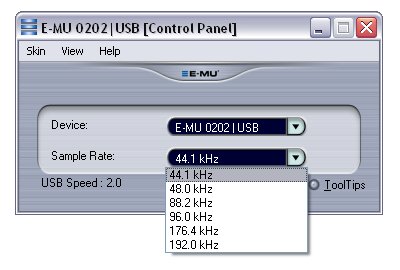 E-MU 0202 2.0 Audio Interface