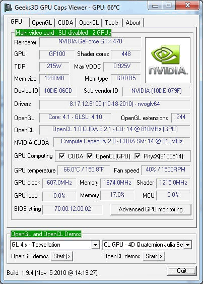 GPU Caps Viewer 1.14.6