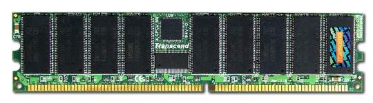 Низкопрофильные 1 Гб модули PC133 от Transcend