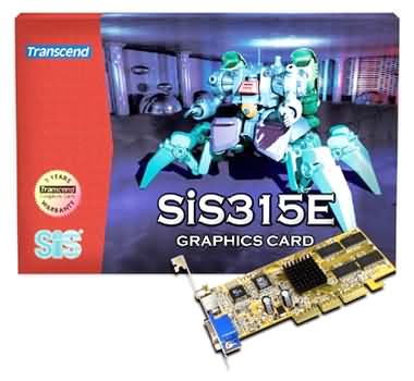 Первая видео карта от Transcend на чипе SiS315E