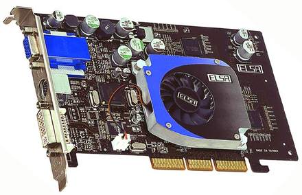 GeForce4 MX460 карта GLADIAC 517 VIVO от ELSA