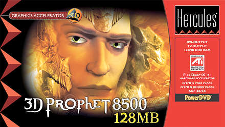 128 Мб карты серии 3D Prophet 8500 от Hercules