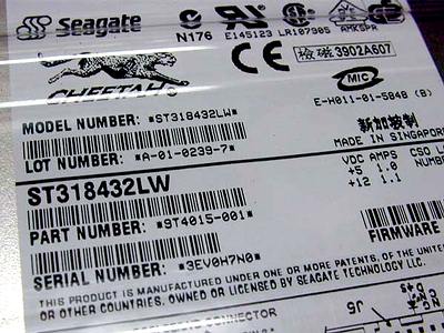 Первые Ultra320 SCSI винчестеры Cheetah X15 36LP от Seagate в продаже