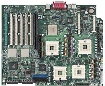 Четырехпроцессорная Xeon MP плата P4QH8 от Supermicro