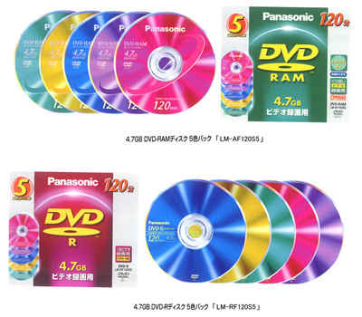 Новые DVD-RAM/DVD-R носители от Matsushita