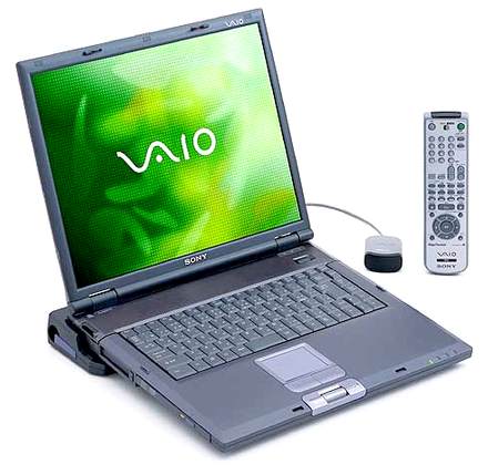 VAIO BioNote PCG-GRX91G/P: первый ноутбук с DVD-RW приводом от Sony