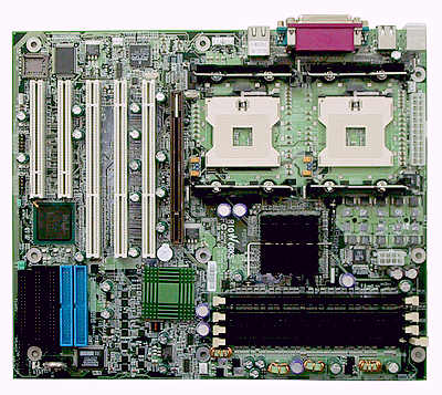 Двухпроцессорная Socket 604 платы PDPEA под Intel Xeon на чипсете Intel Placer