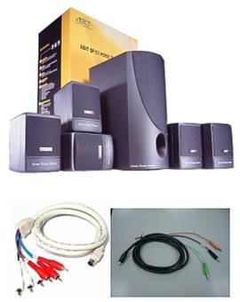 5.1-канальная акустическая система SP 53 от ABIT: спецификации и цена