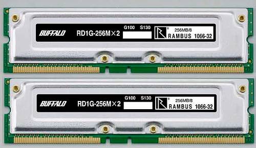 Новые модули памяти Buffalo RDRAM PC1066 / DDR SDRAM PC2700
