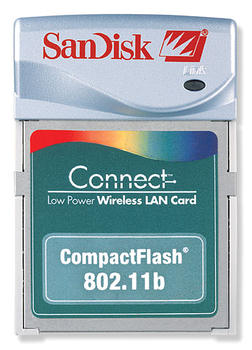 Беспроводные сетевые карты Low Power Wireless LAN Card (CompactFlash 802.11b) от SanDisk