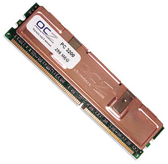 Модули памяти EL DDR PC-3200 от OCZ Technology с таймингами 2-2-2
