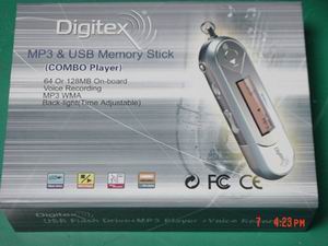Новый комбинированный MP3 плеер Digitex МР-309