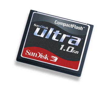 CeBIT 2003: SanDisk представляет 4 Гб карты CompactFlash