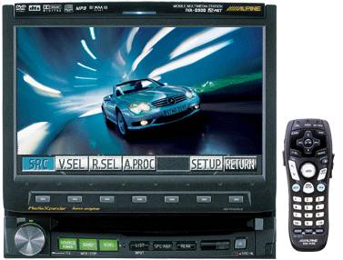 IVA-D900: автомобильный DVD A/V комплекс от Alpine с 7-дюймовым ЖК монитором