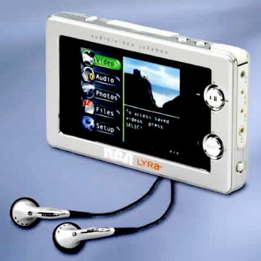 Lyra RD2780: аудио/видео плеер-накопитель от Thomson Multimedia с 20 Гб винчестером