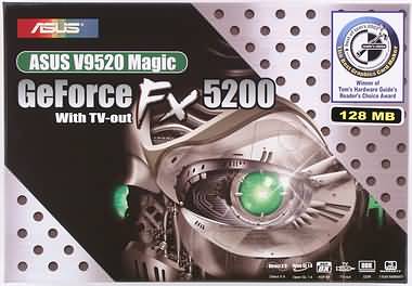 Фото дня: семейство графических карт V9520 от ASUS на чипах GeForce FX 5200