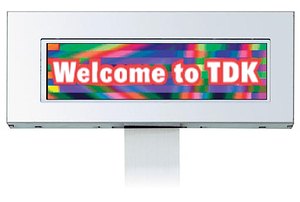 Новый OLED дисплей от TDK с отображением 4096 цветов