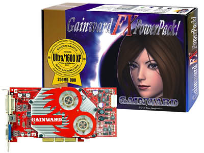 Фото и подробности о GF FX 5900 Ultra FX PowerPack! Model Ultra/1600 XP "Golden Sample" от Gainward