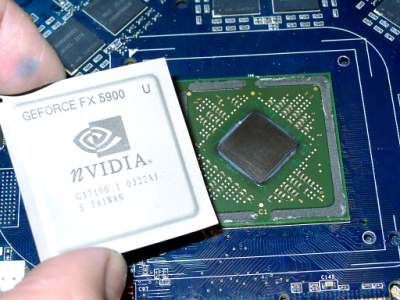 Разгоняем GeForce FX 5600 Ultra и 5900 Ultra, или что будет, если с чипа снять крышку...