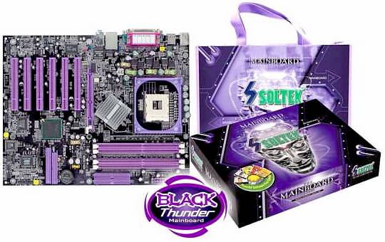 Black Thunder SL-865-GR: новинка от Soltek на чипсете Intel 865PE