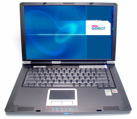 MaxSelect Mission A6 Wide: ноутбук с 15,2" широкоформатным экраном на платформе Mobile Athlon XP