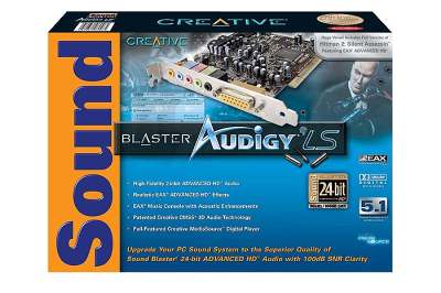 Sound Blaster Audigy LS: новая внутренняя 5.1-канальная аудио карта от Creative