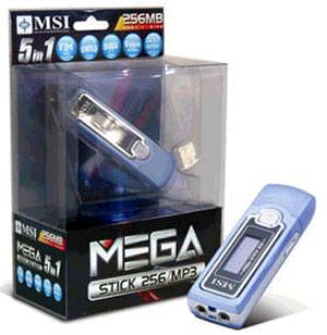 Mega Stick 256 и PN54GBT: новинки MSI на CES 2004