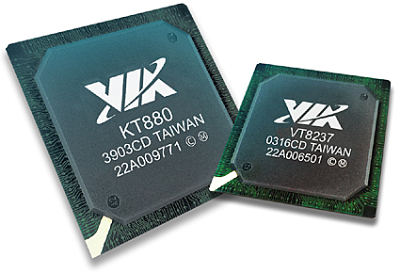 Apollo KT880: двухканальный чипсет от VIA под Athlon XP, официально