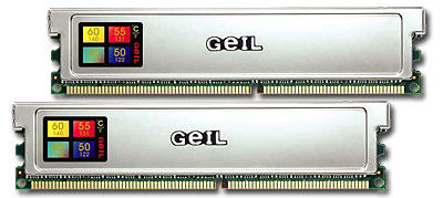 GeIL на CeBIT 2004 представит модули DDR 550 МГц и DDR2 533 МГц