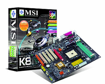 K8N Neo Platinum: системная плата MSI на чипсете nForce3 250Gb