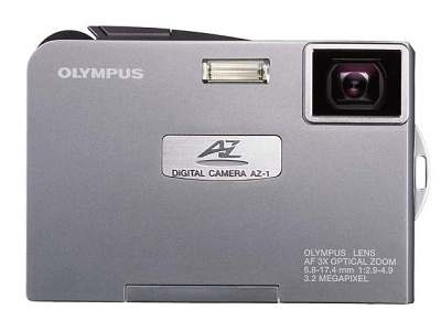 Миниатюрная 3,24-Мп камера Olympus Camedia AZ-1 с 2,5-дюймовым ЖК экраном
