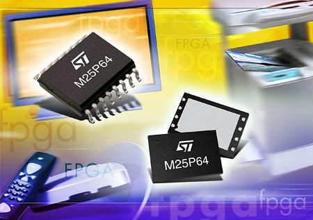 M25P64: 64-Мбит микросхемы Serial Flash от STMicroelectronics