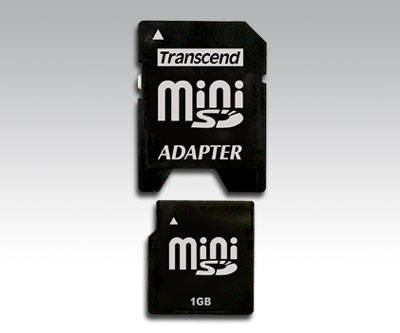 Transcend 80x miniSD: теперь до 1 Гбайт