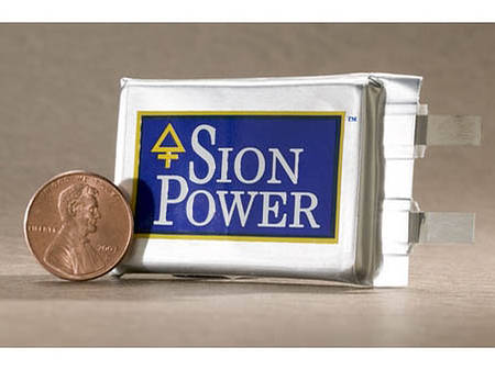 Sion Power решит проблемы с питанием, применив серу