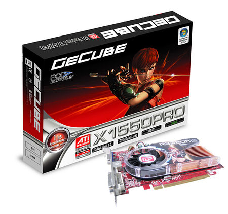 GeCube представляет две серии видеоплат на Radeon 1550 и 1050