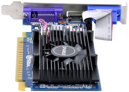 Sparkle ставит 2 ГБ памяти на 3D-карту GeForce GT 520
