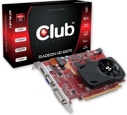 3D-карта Club 3D Radeon HD 6570