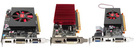 3D-карты AMD Radeon HD 6670, HD 6570 и HD 6450 