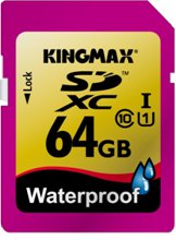 Kingmax представила первую водонепроницаемую карту памяти SDXC Class 10 объемом 64 ГБ