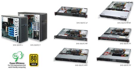 Super Micro Computer использует процессоры Intel Xeon E3-1200 в серверных системных платах и серверах