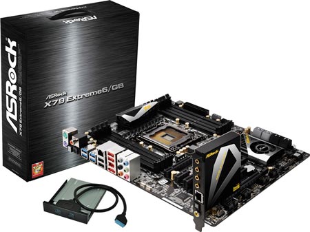 ASRock оснащает плату X79 Extreme6/GB восемью гнездами для DIMM