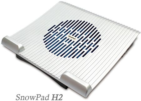 Охлаждающие подставки GlacialTech SnowPad N1 и H2 подходят для ноутбуков с экранами размером до 17 дюймов