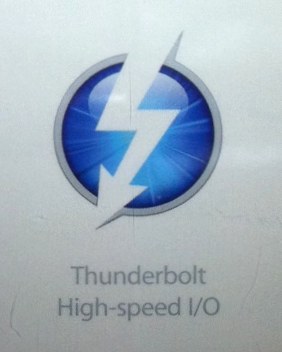 Логотип Thunderbolt, выполненный в актуальном для Apple стиле