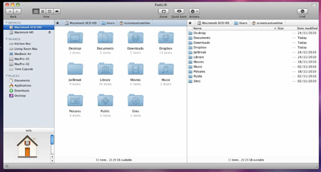 Скриншот ForkLift для Mac OS X
